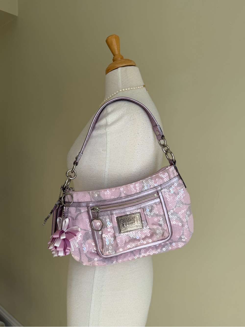 Coach X Poppy- Pink/Purple Shoulder Bag - Rare💕✨